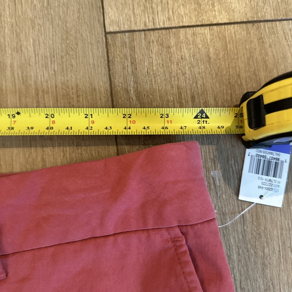 IZOD Saltwater Men's Big & Tall Beach House Cargo Shorts Red 48 X 10.5" NEW - Picture 7 of 9